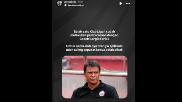 Rumor kembalinya eks pelatih Persija Jakarta, Sergio Farias ke Liga 1 Indonesia, Senin (28/10).