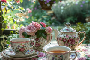 Woman Needs Rose Tea?