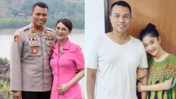 Penyanyi dangdut Uut Permatasari menjadi salah satu artis yang menikah dengan seorang anggota kepolisian.