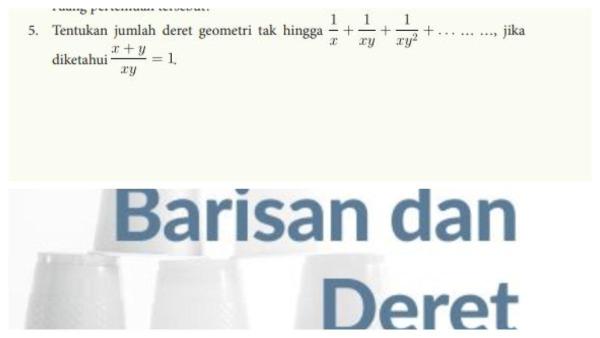 Soal Nomor 5 Halaman 60, terdapat pada buku Matematika Kelas 10 SMA/SMK Kurikulum Merdeka.