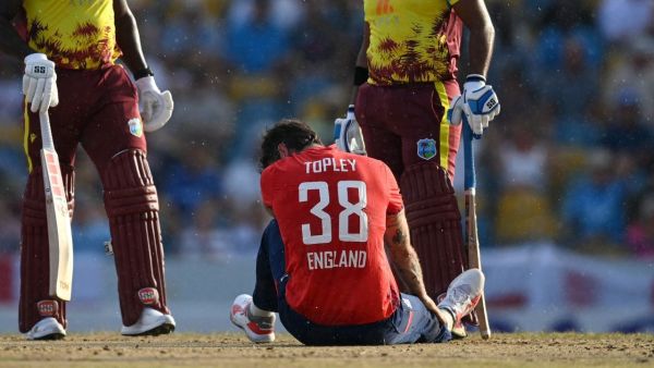 Reece Topley Injury Gareth Copley Getty Images