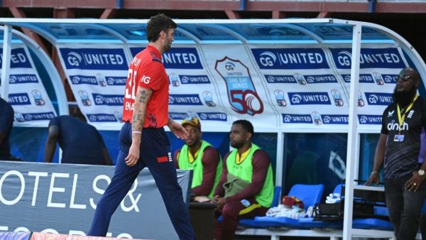 Reece Topley Fined Gareth Copley Getty Images