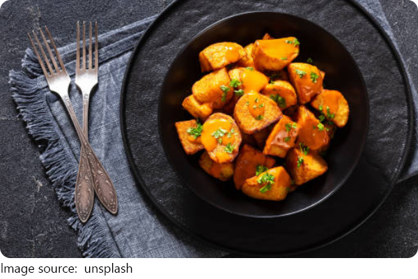 Golden Hasselback Potatoes