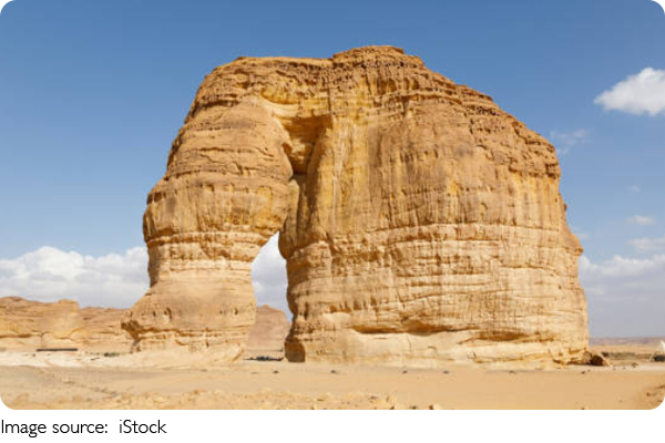 Saudi Arabia's Elephant Rock