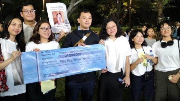 Dodo, pemenang lomba mirip Nicholas Saputra.