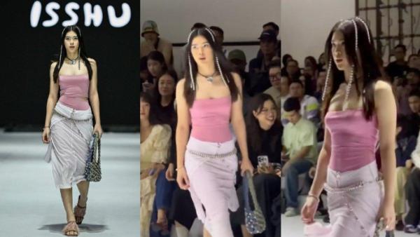 Pesona Kayra Miendra, putri Mieke Amalia tampil memukau di Jakarta Fashion Week (JFW) 2025.