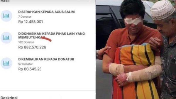 Apes nasib Agus salim . Ia hanya kebagian Rp 12 juta saja