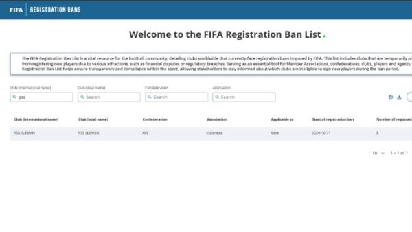 PSS Sleman lagi-lagi terkena larangan transfer dari FIFA selama tiga periode berkat putusan pada 11 Oktober 2024 lalu, seperti yang dipantau pada Rabu (13/11).