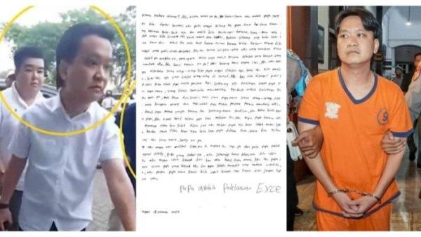 Isi surat anak Ivan Sugianto untuk ayahnya yang kini harus mendekam di penjara.