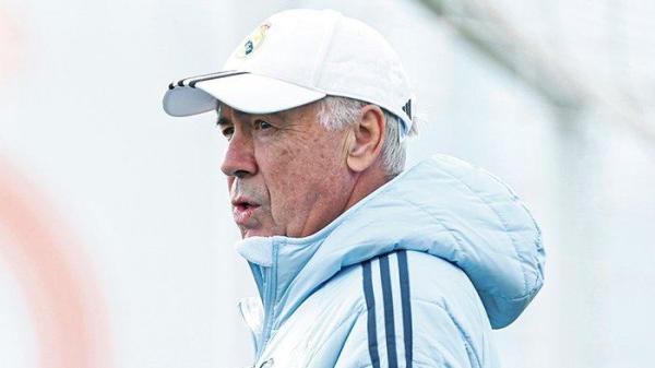 Pelatih Real Madrid, Carlo Ancelotti. 