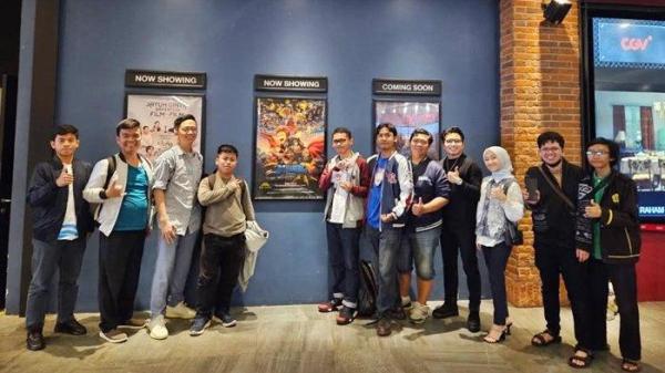 Nonton bareng film Digimon Adventure 02: The Beginning di Palembang beberapa waktu lalu.
