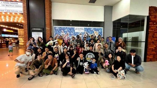 Nonton bareng film Digimon Adventure 02: The Beginning di Bandung beberapa waktu lalu.