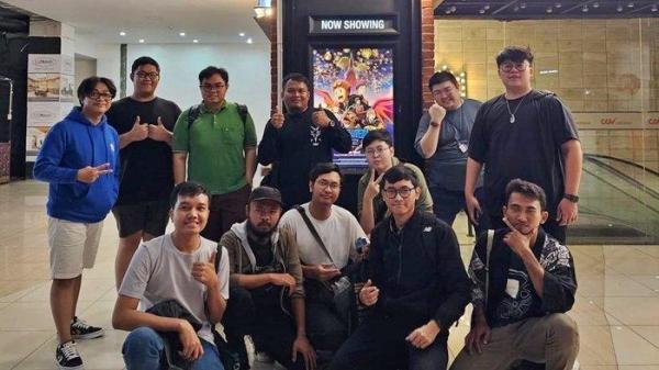 Nonton bareng film Digimon Adventure 02: The Beginning di Surabaya beberapa waktu lalu.
