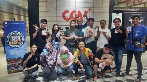 Nonton bareng film Digimon Adventure 02: The Beginning di Batam beberapa waktu lalu.