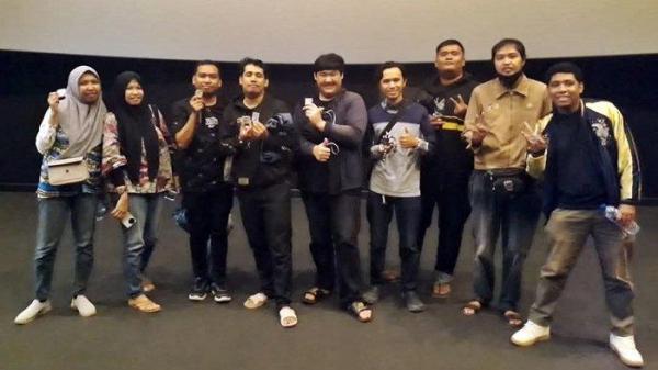 Nonton bareng film Digimon Adventure 02: The Beginning di Makassar beberapa waktu lalu.