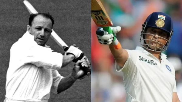 Don Bradman And Sachin Tendulkar Getty And AFP