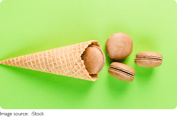 Macaron Cokelat