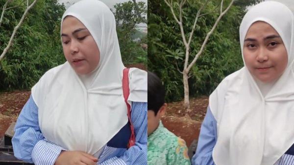 Ferdi Ali jadi sorotan ajak istri kedua ziarah ke makam mendiang istri pertamanya.