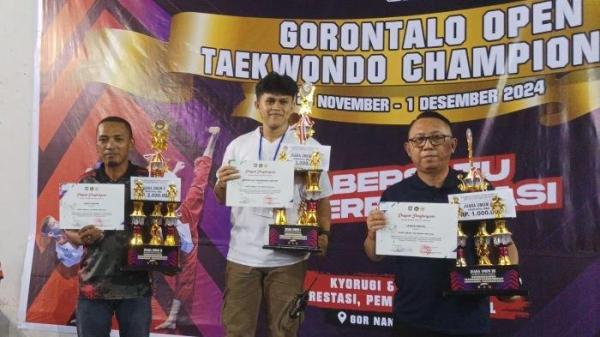 Dojang Tribun Manado saat mengikuti Gorontalo Open Taekwondo Championship