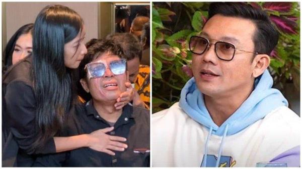 Agus Salim dan istrinya, Elmi (kiri) Denny Sumargo (kanan). - Denny Sumargo dihantui kesalahan saat mediasi dengan Agus Salim.