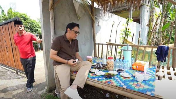 Potret rumah komedian Haji Malih.