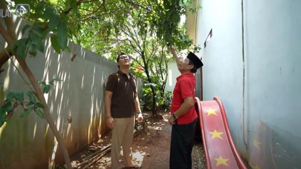 Potret rumah komedian Haji Malih.