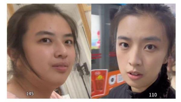 Transformasi gadis itu langsung menjadi sorotan di media sosial dan langsung dilihat lebih dari 10 juta