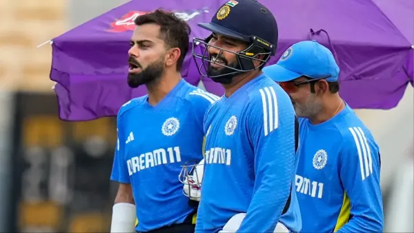 Rohit Sharma got happiness, Virat Kohli got sadness, different emotions were seen in one day.