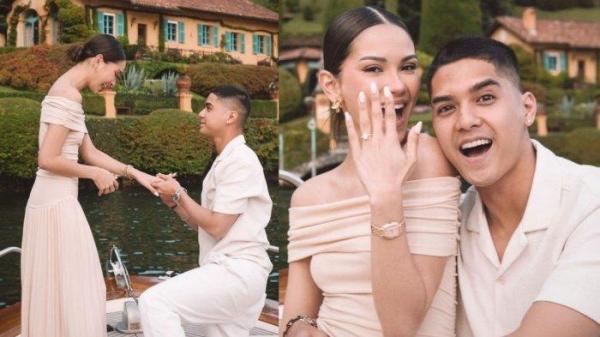 Kolase momen lamara Al Ghazali dan Alyssa Daguise.