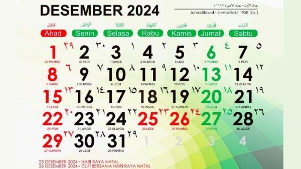 Kalender Desember 2024