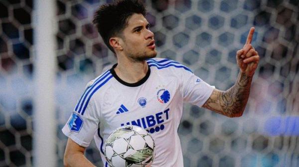 Pemain keturunan Ambon, Kevin Diks saat memperkuat FC Copenhagen di Liga Denmark.