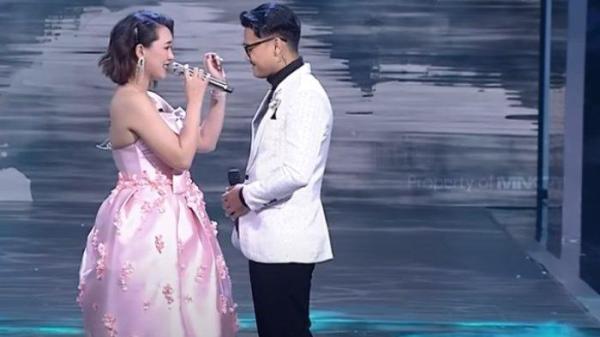 Happy Asmara dan Gilga Sahid saat tampil di MNC TV.