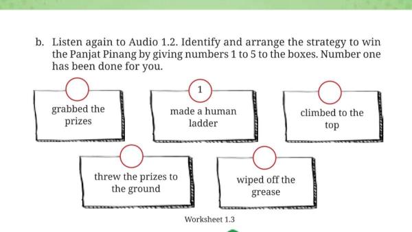 Soal bahasa inggris kelas 8 Kurikulum Merdeka Chapter 1 halaman 30.