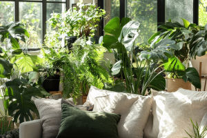 Living Room Plant Magic