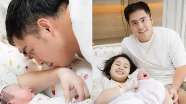 Gritte Agatha melahirkan anak pertama