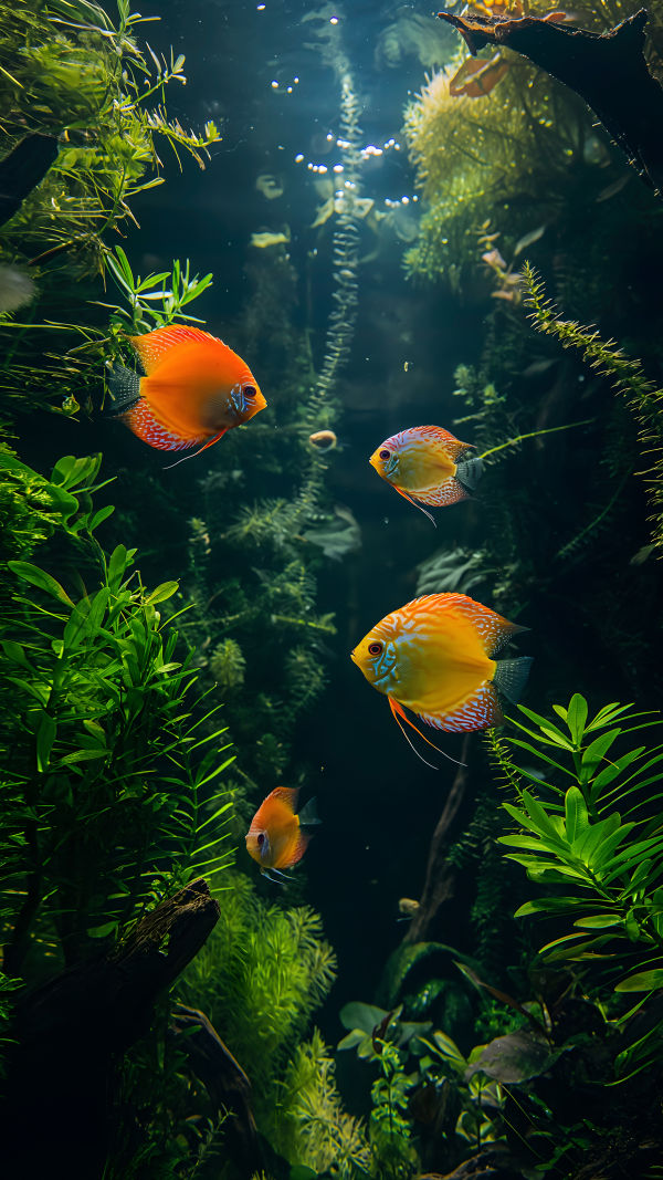Fascinating Discus Fish