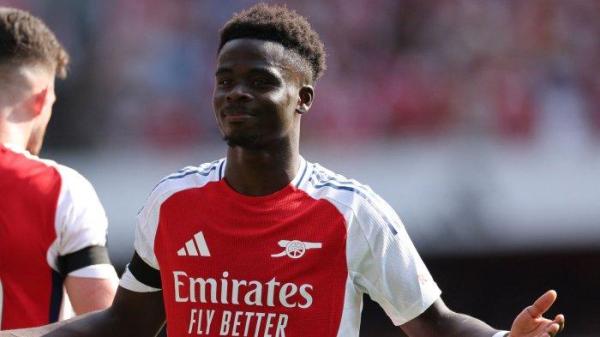 FOTO Winger Arsenal Bukayo Saka. <div class=