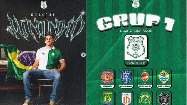 Pemain Asing PSMS Medan Juninho Liga 2 2024