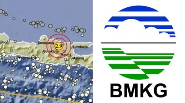 Gempa guncang Bojonegoro Jawa Timur. (Kolase TribunKaltara.com / Twitter / @infoBMKG)