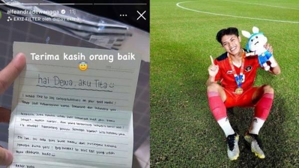 Bahagianya Alfeandra Dewangga dapat hadiah dari sosok ini, pemain Timnas Indonesia sebut orang baik.