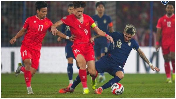 Pertandingan leg pertama final Piala AFF 2024 antara Vietnam vs Thailand di Stadion Provinsi Phu Tho pada Kamis (2/1/2024) malam WIB.