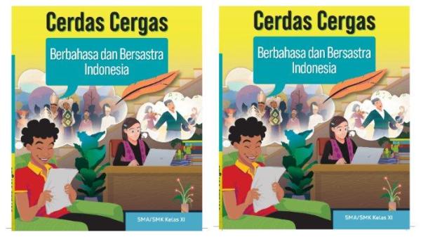Cover Buku Bahasa Indonesia Kelas 11 Buku Kurikulum Merdeka