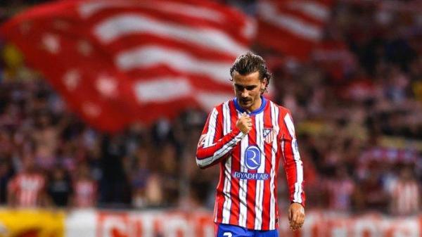 Pemain andalan Atletico Madrid, Antoine Griezmann.