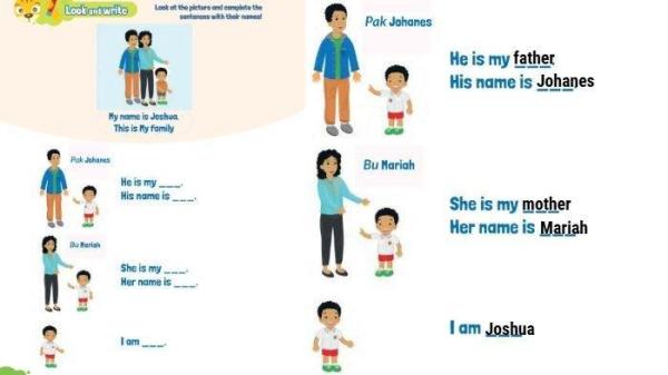 Soal Bahasa Inggris kelas 2 SD halaman 70