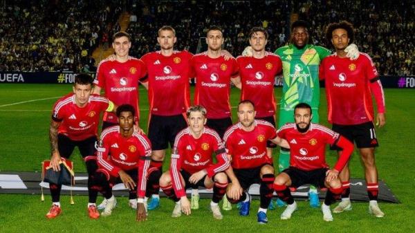 Starting line-up Manchester United saat lawan Fenerbahce di Liga Eropa, Jumat (25/10/2024) dini hari WIB.