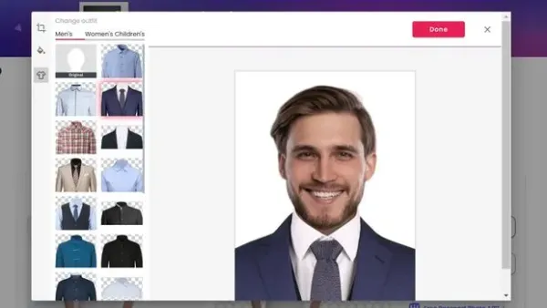 Ilustrasi edit foto pakai jas di situs Cutout.Pro