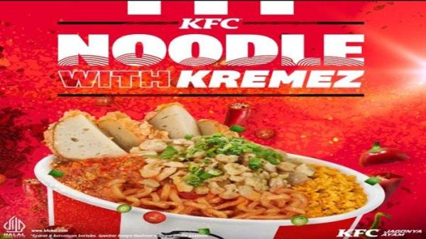 Noodle with Kremez - Promo KFC terbaru spesial untuk Anda pecinta mie.