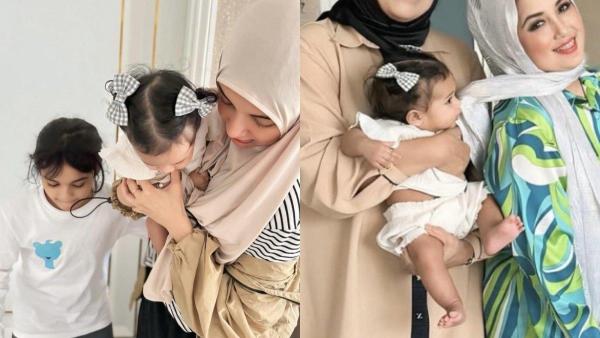 Wajah Humaira anak angkat Zaskia Sungkar dan Irwansyah terekam kamera.