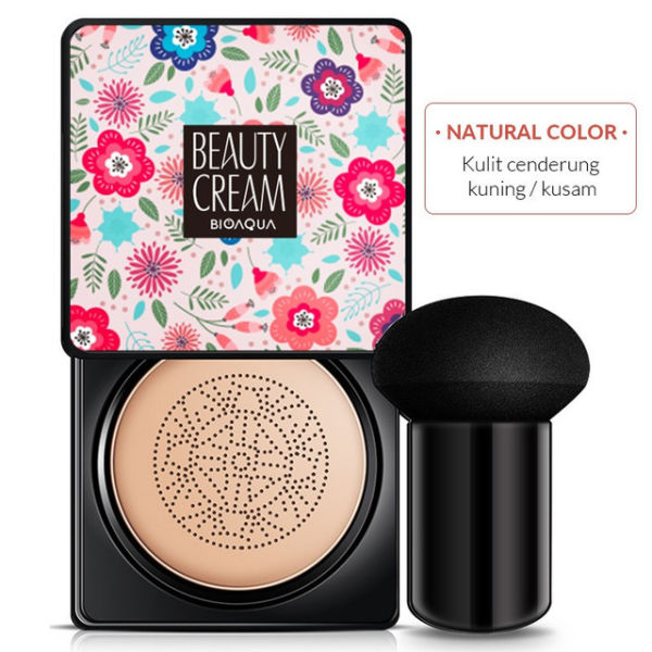 Cushion yang bagus dan murah. Gambar adalah Bioaqua Beauty Cream BB Cushion. Sumber: tokopedia.com/bioaquaofficialshop