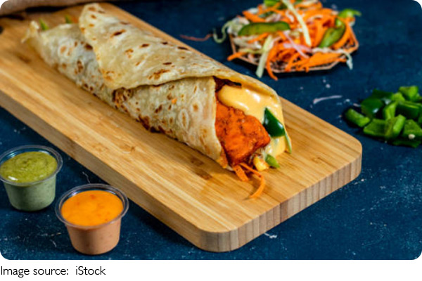 Leichte Burrito-Snacks
